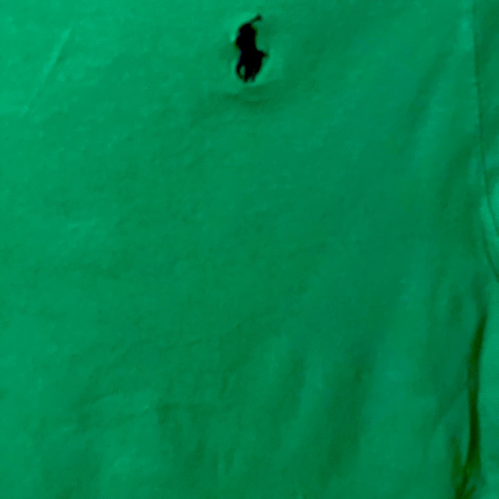 💙Boys Ralph Lauren Polo Shirt. Green. Size L (14/16) worn once. Excellent💙 - Picture 4 of 5
